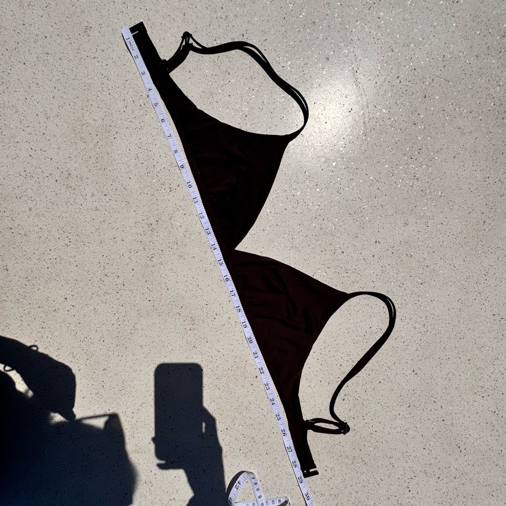 Massimo Dutti Brown Triangle Bikini